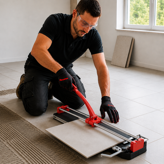 600mm Heavy Duty Manual Tile Cutter | Double Rail | Ceramic & Porcelain Tile Cutter