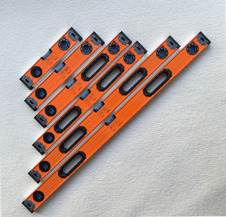 Magnetic Level, 1m, Mechanical Bubble Vials Ruler for 45/90/0 Degree, Aluminum Alloy Leveler Tool w/ Viewing Window