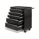 Heavy Duty 5 Drawer Tool Box Trolley Cabinet with Lockable Wheels