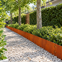 5.3m Corten Steel Garden Edging Kit – 150mm High | 5 × 1060mm Rust Steel Lawn & Landscape Edging