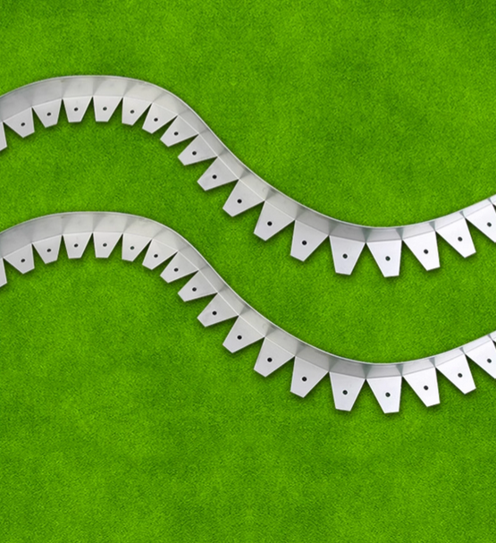 5m-Heavy duty stainless garden edge