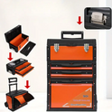 4 layer Tool boxes with metal protection around