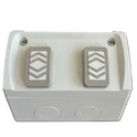 Weatherproof Double GPO 10 Amp IP53 250V – Outdoor Power Point-Grey