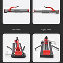 600mm Heavy Duty Manual Tile Cutter with Laser Guide | Double Rail | Ceramic & Porcelain