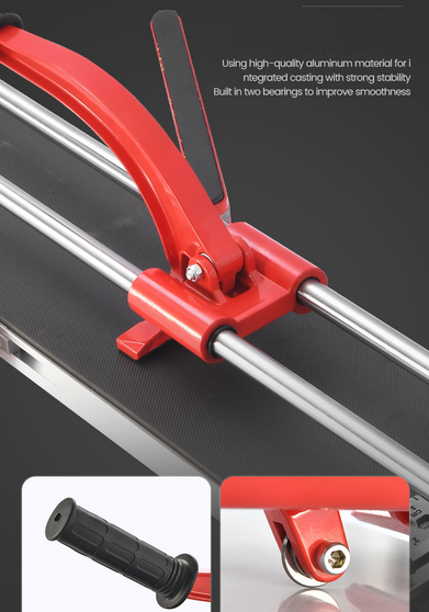 600mm Heavy Duty Manual Tile Cutter with Laser Guide | Double Rail | Ceramic & Porcelain