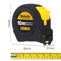 Tape Measure 10m Retractable Imperial Metric for Decoration