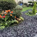 Black Polished Pebbles - 20kg/bag