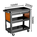 1-Drawer 3-Tier Tool Trolley | 200kg Steel Cart – BuddyTools