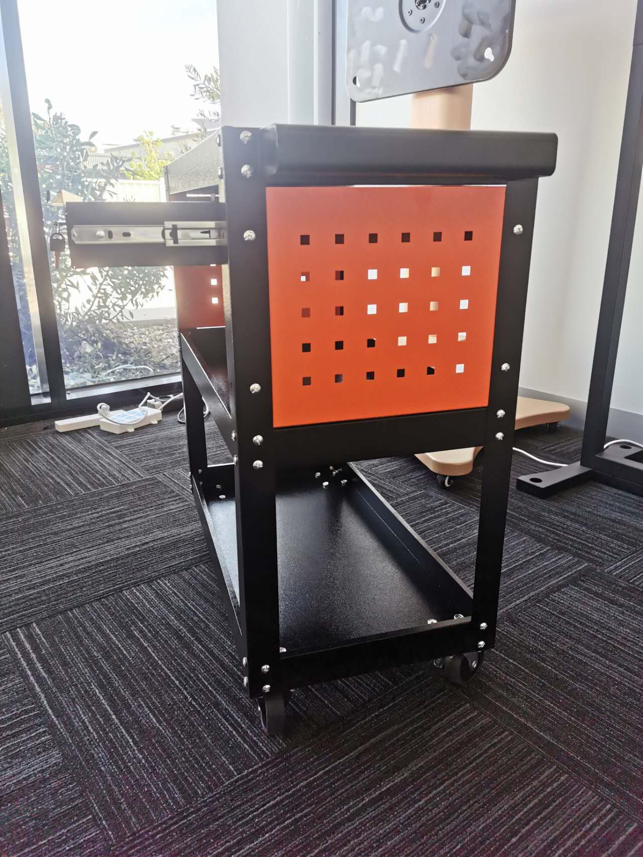 1-Drawer 3-Tier Tool Trolley | 200kg Steel Cart – BuddyTools