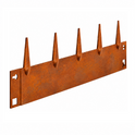5m Corten Steel Garden Edging Kit | Built-In Spikes | Heavy Duty Landscape Border