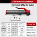 600mm Heavy Duty Manual Tile Cutter with Laser Guide | Double Rail | Ceramic & Porcelain