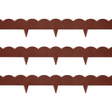 Wave Pattern Garden Edging – Rust Steel Landscape Border
